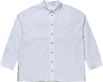 Munthe Shirts - Dames - Overhemden - Blauw - L - Overhemden