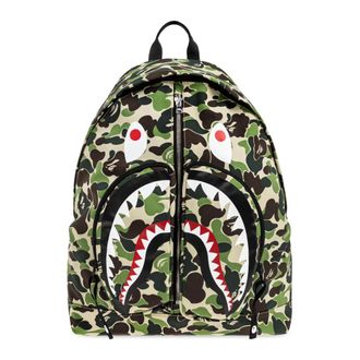 A Bathing Ape Backpacks, male, Green, Size: ONE SIZE Backpack With Camo Motif