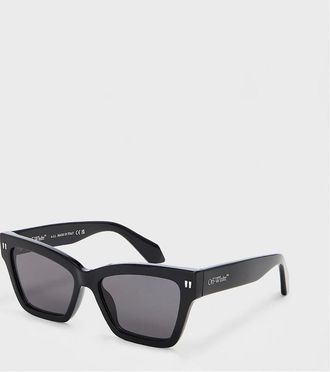 Off-white Mens Cincinnati Square Full Rim Sunglasses - Black/Grey - Size: ONE size