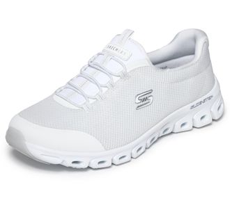Skechers Glide-Step - GLISTENED, WHT, 11