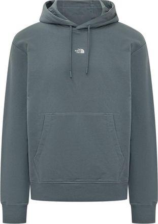 The North Face Grey Solid Hood Sweatshirt