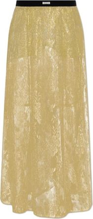 Munthe Beverly Skirt - Dames - Maxi Rokken - Geel - M - Rokken