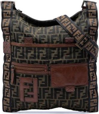 Fendi Pre-owned Canvas fendi-bags - Dames - Vintage Schoudertas - Bruin - ONE Size - Vintage