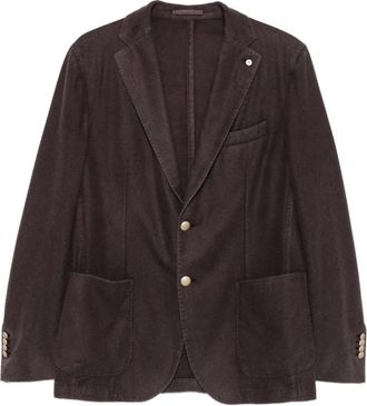 L.B.M. 1911 Blazer met opgestikte zak - Bruin