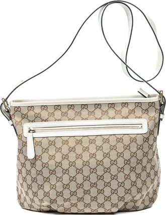 Gucci Borsa a spalla con motivo GG - Toni neutri