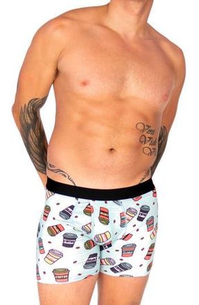 Warriors & Scholars Coffee Boxer Briefs in Blue at Nordstrom Rack, Size Xx-Large