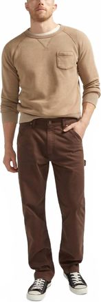 Silver Jeans Co Essential Twill Painter Pant In Coffee