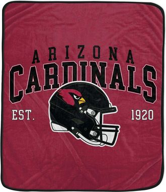 Pegasus Sports Arizona Cardinals Nfl Team Vintage Helmet Fleece Throw