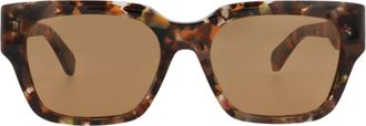 Chlo&eacute; Square-Frame Recycled Acetate Sunglasses