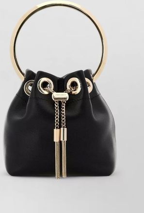 Jimmy Choo London nappa leather micro bon bon bucket