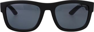 Prada Stijlvolle zonnebril met 0PS 01Zs ontwerp - Heren - Zonnebrillen - Zwart - 56 MM - Accessoires