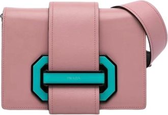 Prada Pre-owned Cross Body Bags, female, Pink, Size: ONE SIZE Pre-owned Crossbody Bag