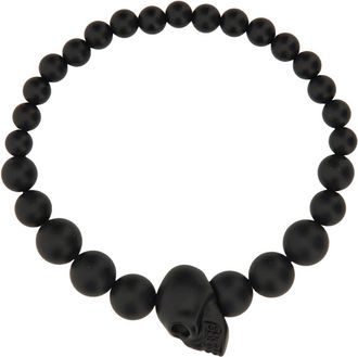 Alexander McQueen Skull Beaded Bracelet