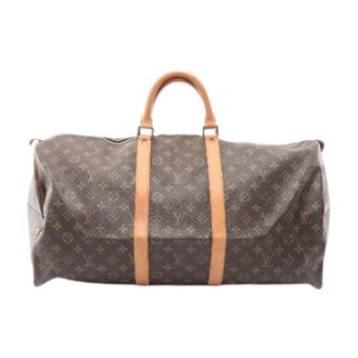 Louis Vuitton Pre-owned Weekend Bags, unisex, Brown, Size: ONE SIZE Pre-owned Keepall55 Monogram Boston Bag
