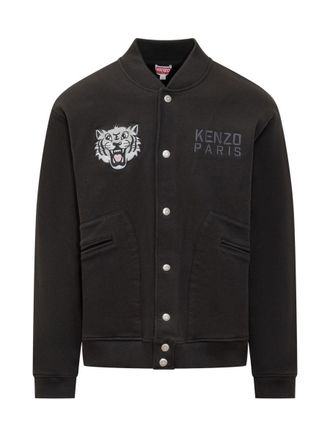 Kenzo Bomber Jacket With Embroidery