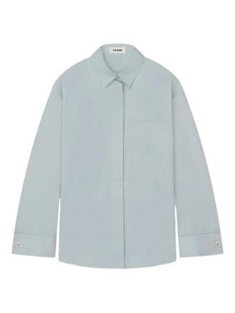 &Aacute;eron Camicia Francis con taschino - Blu