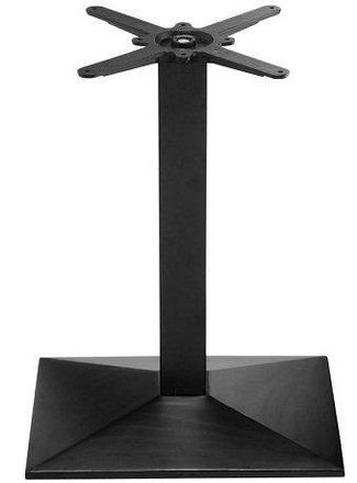 Netfurniture Aksam Cast Iron Rectangular Table Base Black