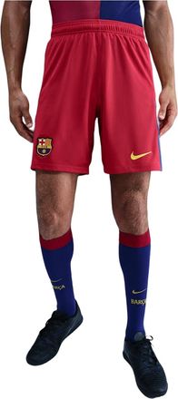 Nike x FC Barcelona 2025/26 Stadium Fourth Dri-FIT Replica Shorts Salsa Red Gym Blue Opti Yellow FZ1332-602