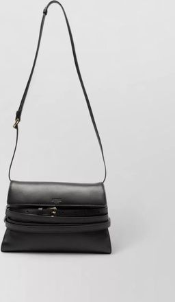 Moschino leather clutch bag
