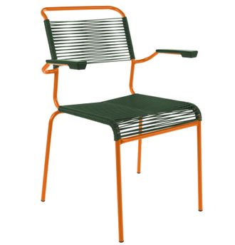 Schubiger M&ouml;bel Spaghetti-Stuhl S&auml;ntis mit Armlehnen