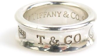 Tiffany & Co. Silver Silver 925 Band Ring (Pre-Owned)