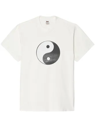 Re/Done T-shirt met print - Wit