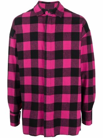 Palm Angels Camicia a quadri - Rosa