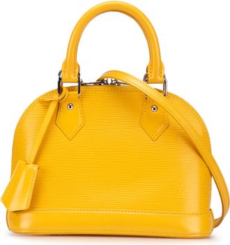 Louis Vuitton Pre-owned Womens Alma Top Handle Bag - Gold Leather - One Size