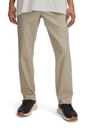 Under Armour Icon Tapered Fit 5-Pocket Pants in City Khaki at Nordstrom, Size 36 X 30