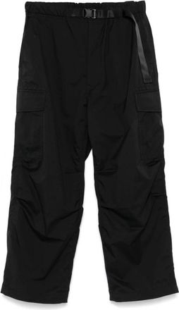 Comme Des Gar&ccedil;ons Cargo Broek met Elastische Tailleband - Heren - Wijde Broeken - Zwart - M - Broeken