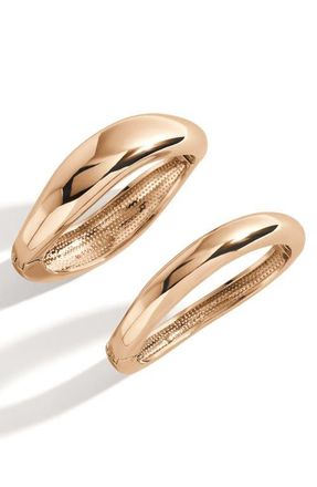 BaubleBar Priya Set of 2 Hinge Bangles in Gold at Nordstrom