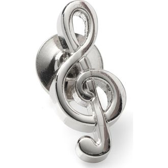 Cufflinks Inc. Music Symbol Lapel Pin in Silver at Nordstrom