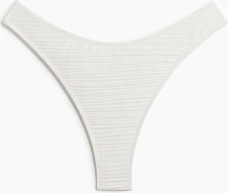 H&M Bikinihose Brazilian - White