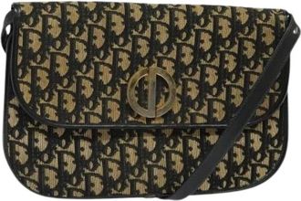Dior Pre-owned Cross Body Bags, female, Multicolor, Size: ONE SIZE Pre-owned Trotter Canvas Shoulder Bag