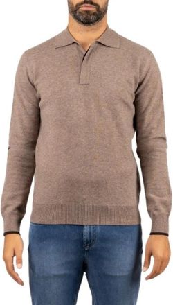 Alpha Industries Au-7103B Polo - Heren - Polos - Beige - L - Wol - Tops