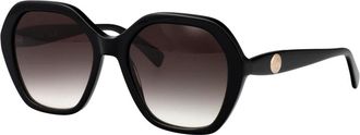 Longchamp Stijlvolle zonnebril Lo 759S - Dames - Zonnebrillen - Zwart - 54 MM - Accessoires