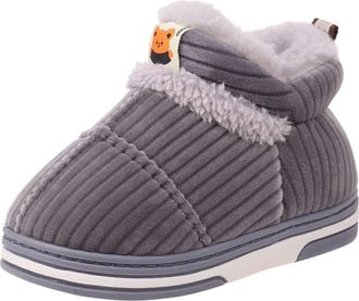 Generic Furry Winter Boots for Women Size 4.5, Slip-On Snow Boots Fuzzy Comfort Warm Short Booties Thick Plush Casual Shoes Outdoor Non-Slip Walking Shoes for