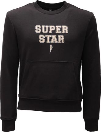 Neil Barrett Italiaans Gemaakt Sweater Pbjs 601S N509S - Heren - Sweatshirts - Zwart - S - Hoodies & sweatvesten