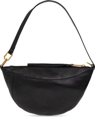 AllSaints Luna Micro Schoudertas - Dames - Schoudertassen - Zwart - ONE Size - Katoen - Tassen