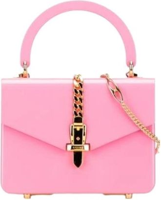Gucci Pre-owned Plastic Handbag - Dames - Vintage Handtas - Roze - ONE Size - Vintage