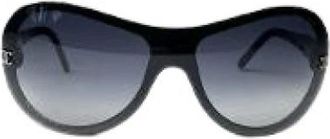Chanel Pre-owned Accessories, female, Black, Size: ONE SIZE Pre-owned Plastic Sunglasses