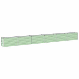 vidaXL Cama De Jard&iacute;n Elevada Verde Pastel 600 X 40 X 55 Cm Vidaxl