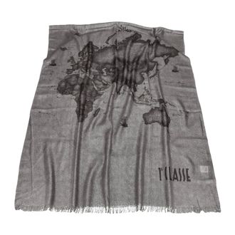 Alviero Martini 1A Classe Geo-print stola - Dames - Accessoires - Grijs - Maat: ONE Size Poliester