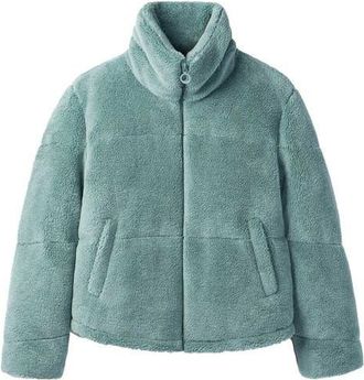 Noize Kamala Faux Shearling Coat in Atlantic at Nordstrom, Size X-Large