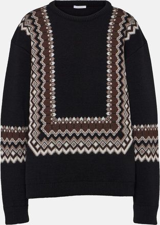 Chlo&eacute; Wool-blend jacquard sweater