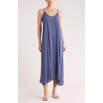 Nordstrom Rack Textured Flowy Cover-Up Dress in Blue Indigo at Nordstrom Rack, Size X-Small