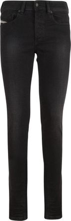 Diesel Jeans - Heren - Slim Fit Jeans - Zwart - W36 - Katoen - Jeans