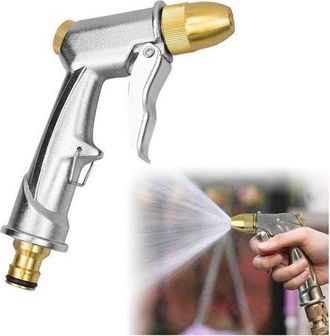 OEM Pistola De Riego Con Boquilla De Lat&oacute;n, Pistola De Riego Met&aacute;lica, Regadera, Pistola De Riego De Jard&iacute;n De Alta Resistencia, Para Lavar Coches Y Regar