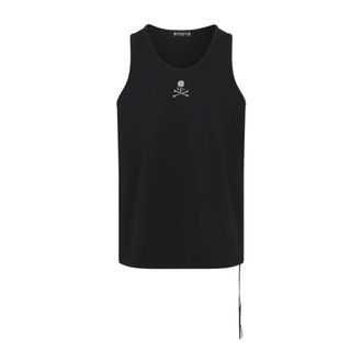 MASTERMIND WORLD Sleeveless Tops, male, Black, Size: S Mj26Ee1Ts139.021 Top