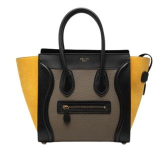 Celine Pre-owned Tote Bags, female, Multicolor, Size: ONE SIZE Pre-owned Micro Luggage Tote